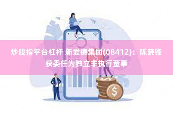 炒股指平台杠杆 新爱德集团(08412)：陈晓锋获委任为独立非执行董事