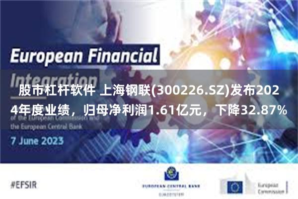 股市杠杆软件 上海钢联(300226.SZ)发布2024年度业绩，归母净利润1.61亿元，下降32.87%