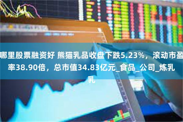 哪里股票融资好 熊猫乳品收盘下跌5.23%，滚动市盈率38.90倍，总市值34.83亿元_食品_公司_炼乳